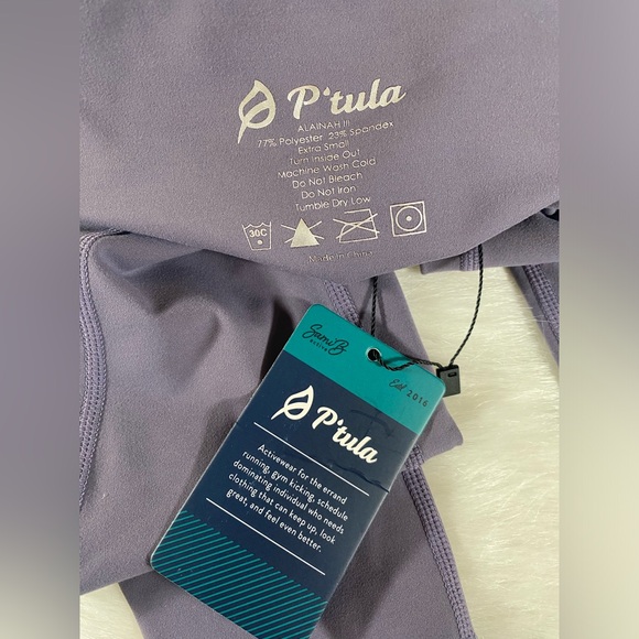 NWT P’tula Purple Alainah lll Sleek Leggings Extra Small XS - Picture 4 of 6
